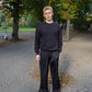 Peter är 188 cm lång och bär storlek XL | svart