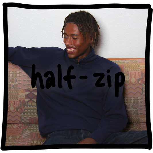 Half-zip sweatshirt